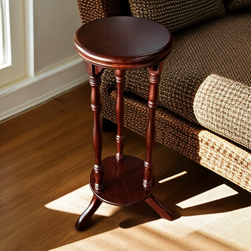 大连华丰家具集团大和系列实木花架 PH01