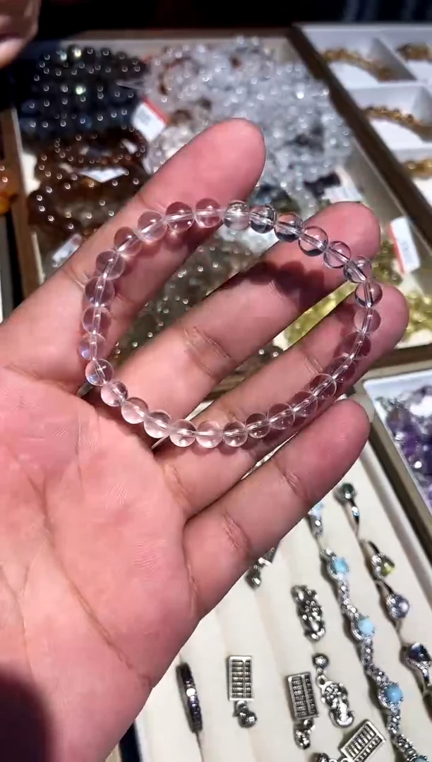 【闪购商品】水晶·未镶嵌小m白水 6mm   (随机发)