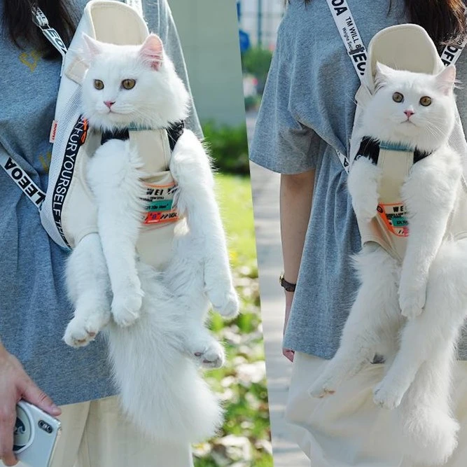 猫包外出便携猫咪背带胸前包狗狗携带背猫兜遛猫袋宠物双肩猫背包