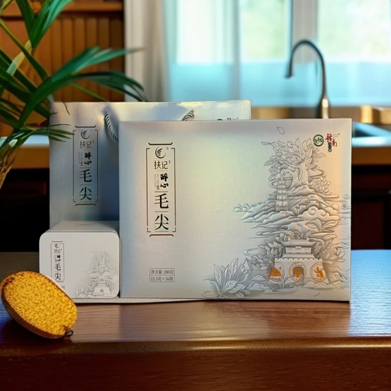 扶记茶扶记醉心毛尖礼盒明前毛尖2024新茶绿茶高山云雾茶品质鲜爽