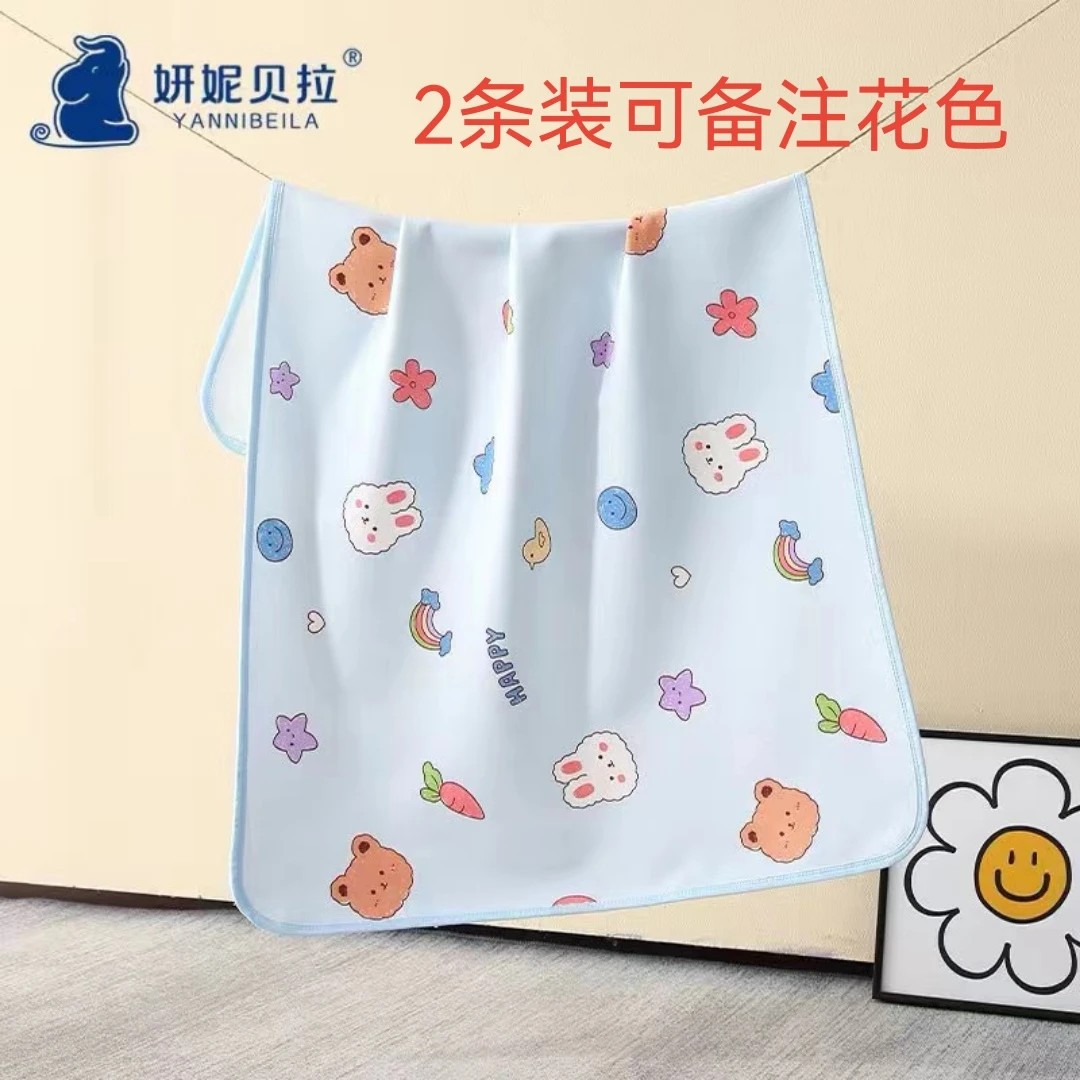 婴儿精梳棉隔尿垫 可机洗防滑透气新生儿卡通尿垫 姨妈垫四季通用