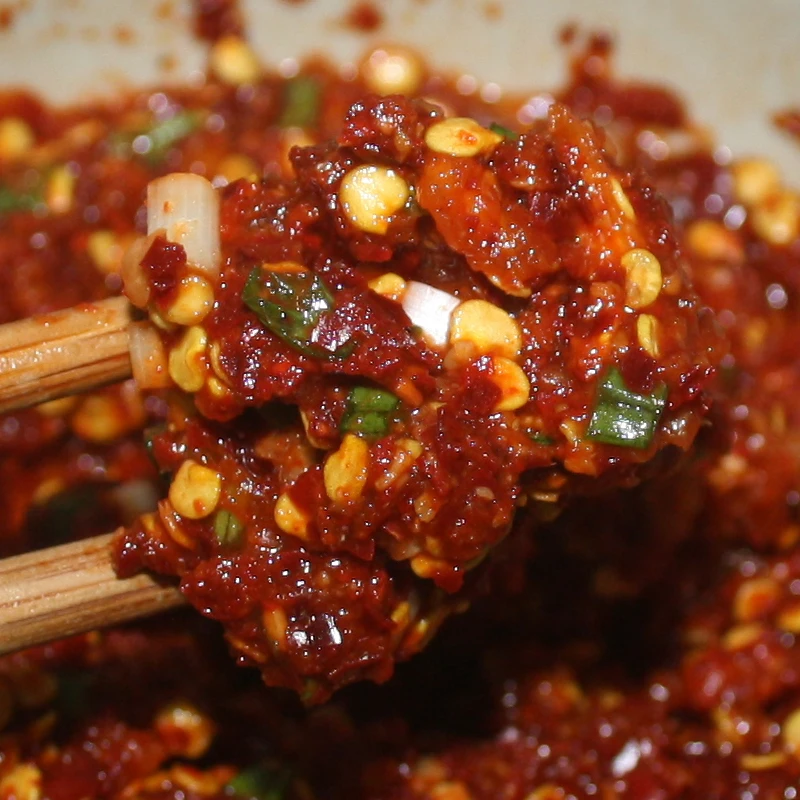 贵州特产豆食粑辣椒面 豆豉粑素辣椒蘸水 酸菜豆花活菜1斤包邮