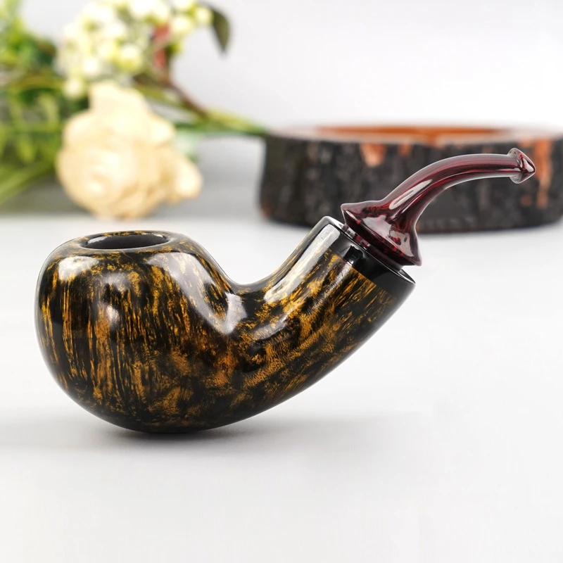 OLD FOX/老狐狸石楠木烟斗经典大气室河豚烟斗石楠跟烟具烟锅实木