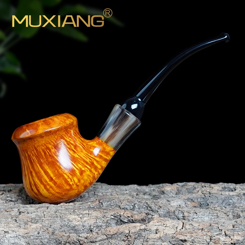 MUXIANG/木香进口石楠木烟斗手工自由式酒樽斗传统男士专用烟斗具