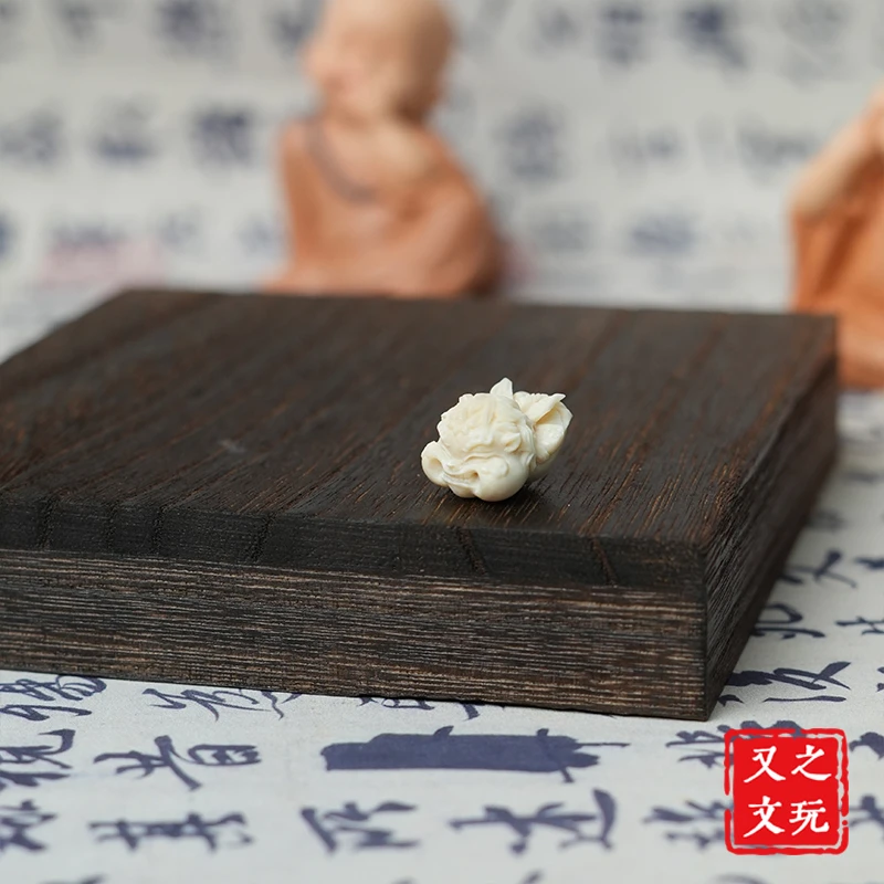 【又之】猛犸牙 飞天貔貅精工细雕 5A牙芯果冻料 19mm*15mm*13mm
