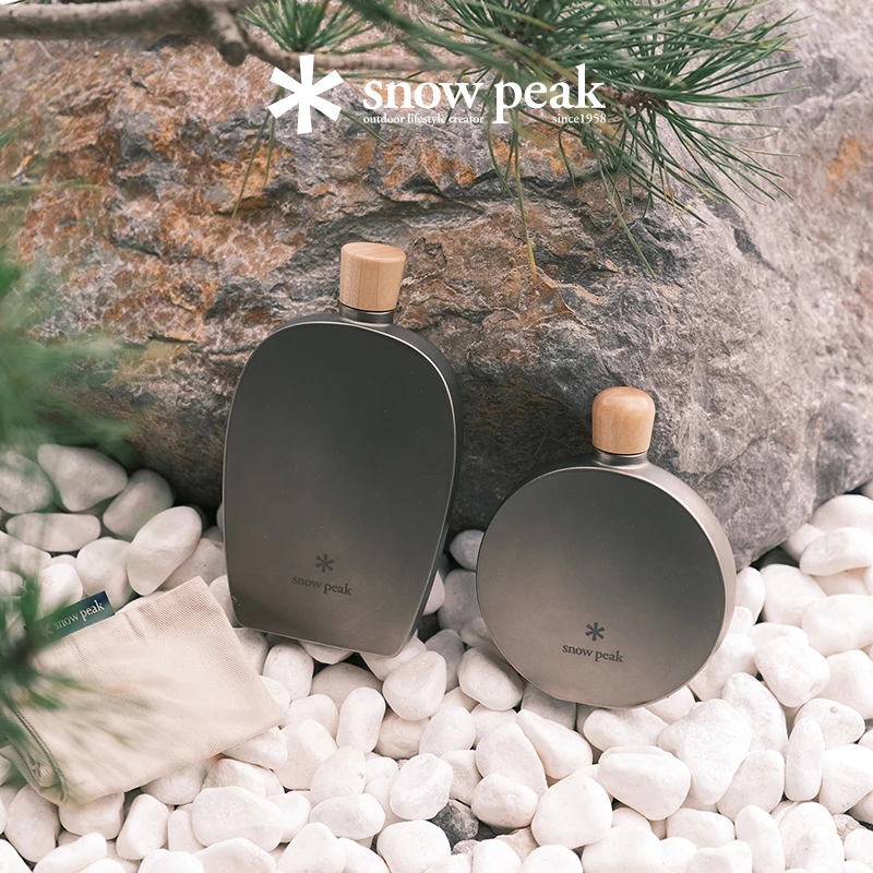 snowpeak雪峰钛金属随身壶酒壶礼盒随身瓶TW-115/TW-116