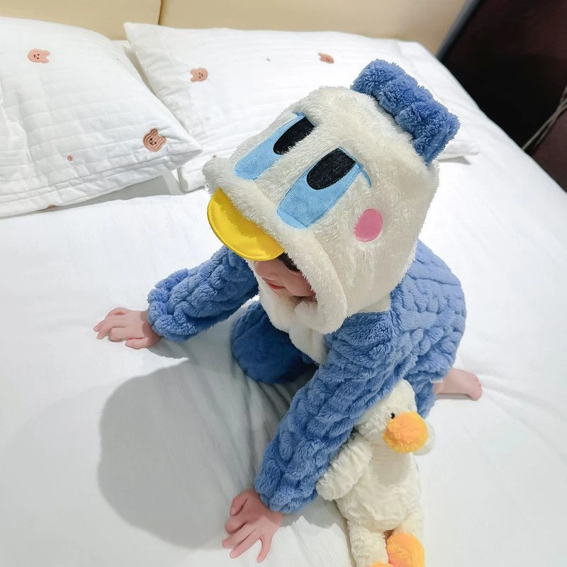 男童睡衣秋冬季法兰绒加厚珊瑚绒2023新款儿童家居服套装宝宝男孩