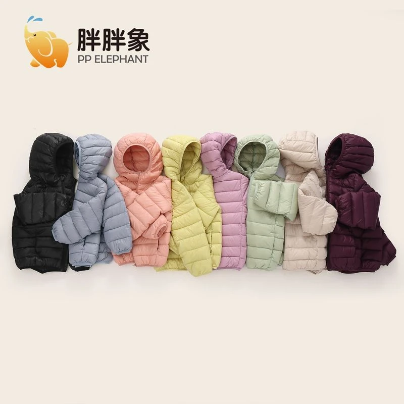 2023儿童服轻薄款男童女童中小大童短款秋冬装宝宝反季外套