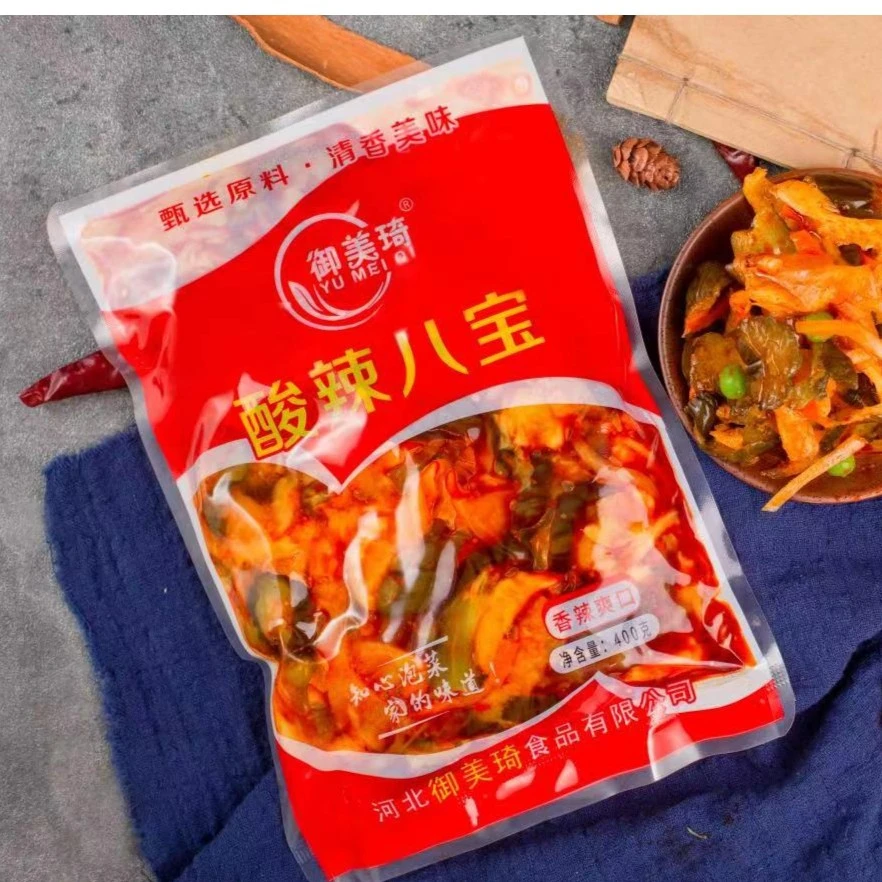 爽口脆嫩 酱香浓郁酸辣八宝菜400克发2袋