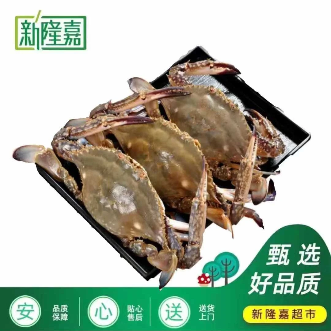 公飞蟹一份两斤左右（运输途中缺氧断气易死亡）