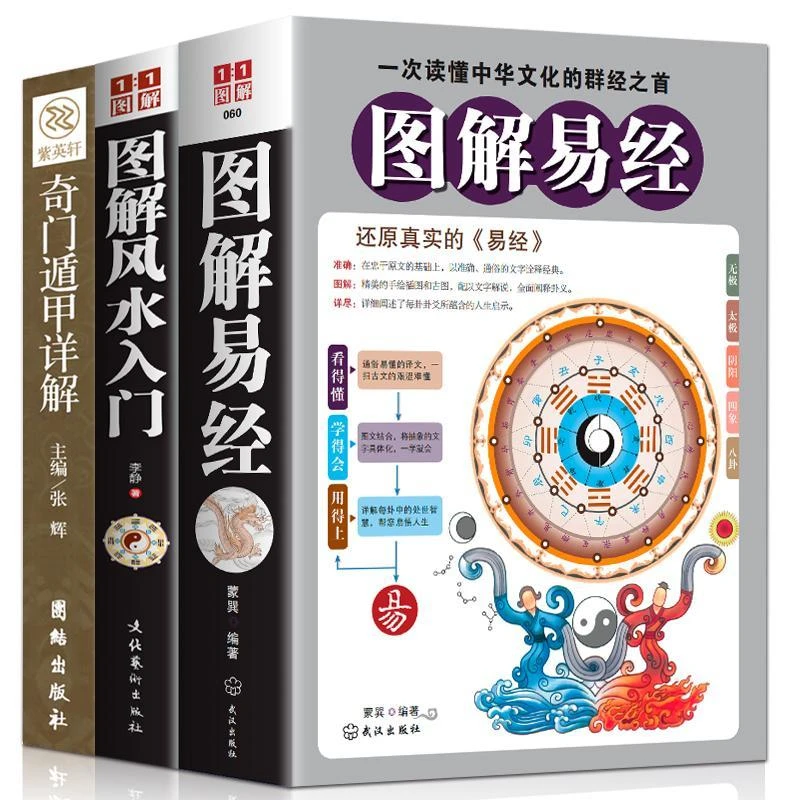 图解易经图解风水入门奇门遁甲详解国学经典四书五经之首