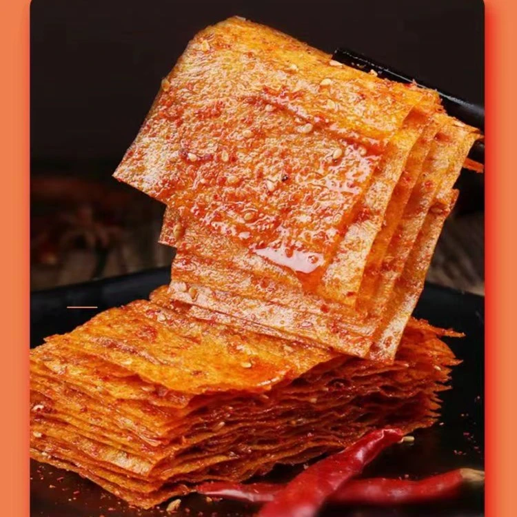 手撕大辣片源头工厂新鲜特色美食农家豆制品香辣开袋即食美味好吃