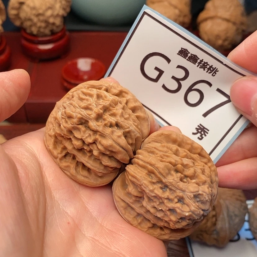 【闪购商品】文玩核桃把件平谷四座楼40