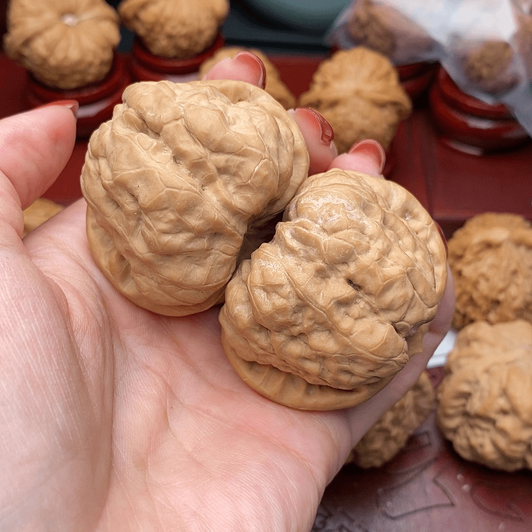 文玩核桃把件染****力蛤蟆头47