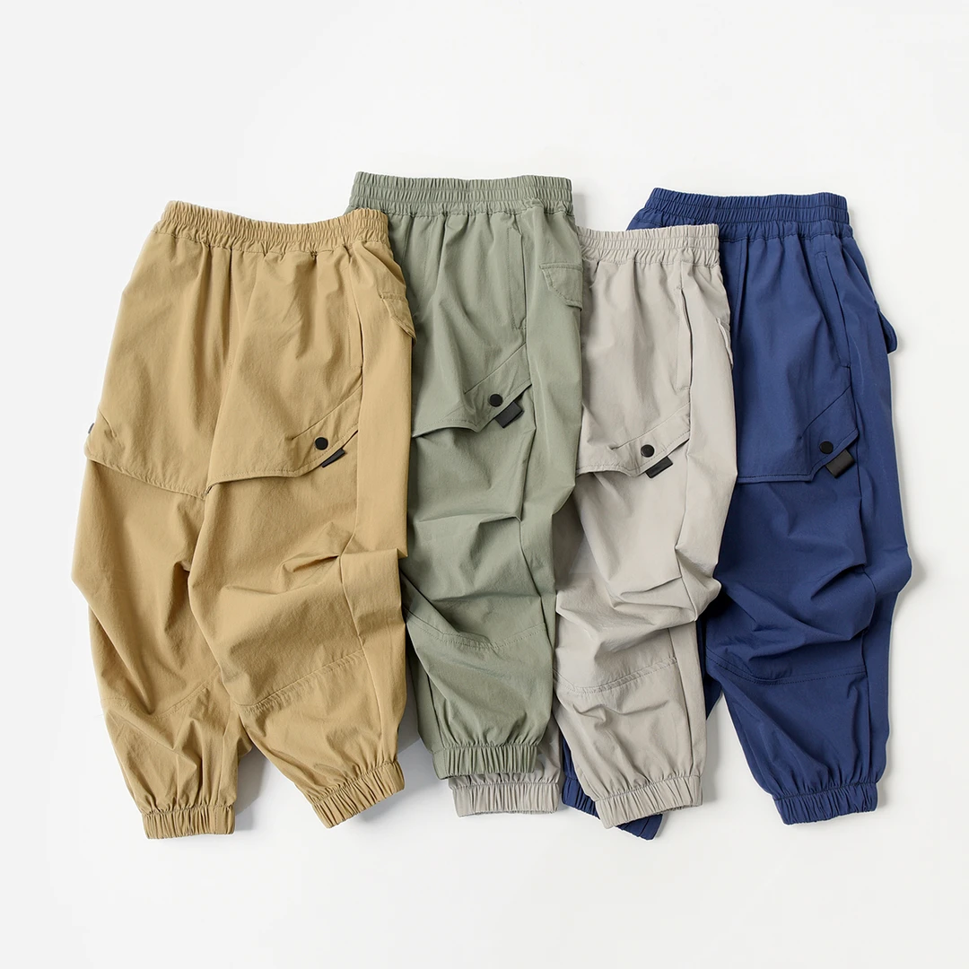 夏日运动长裤 儿童空调裤 锦纶男女童休闲裤 中大童 84904