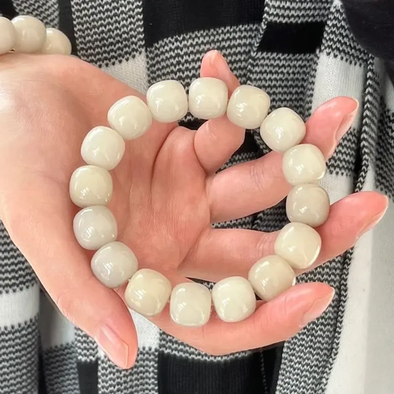 天然菩提手串绕指柔盘玩原生态菩提根手串念珠文玩菩提子念珠