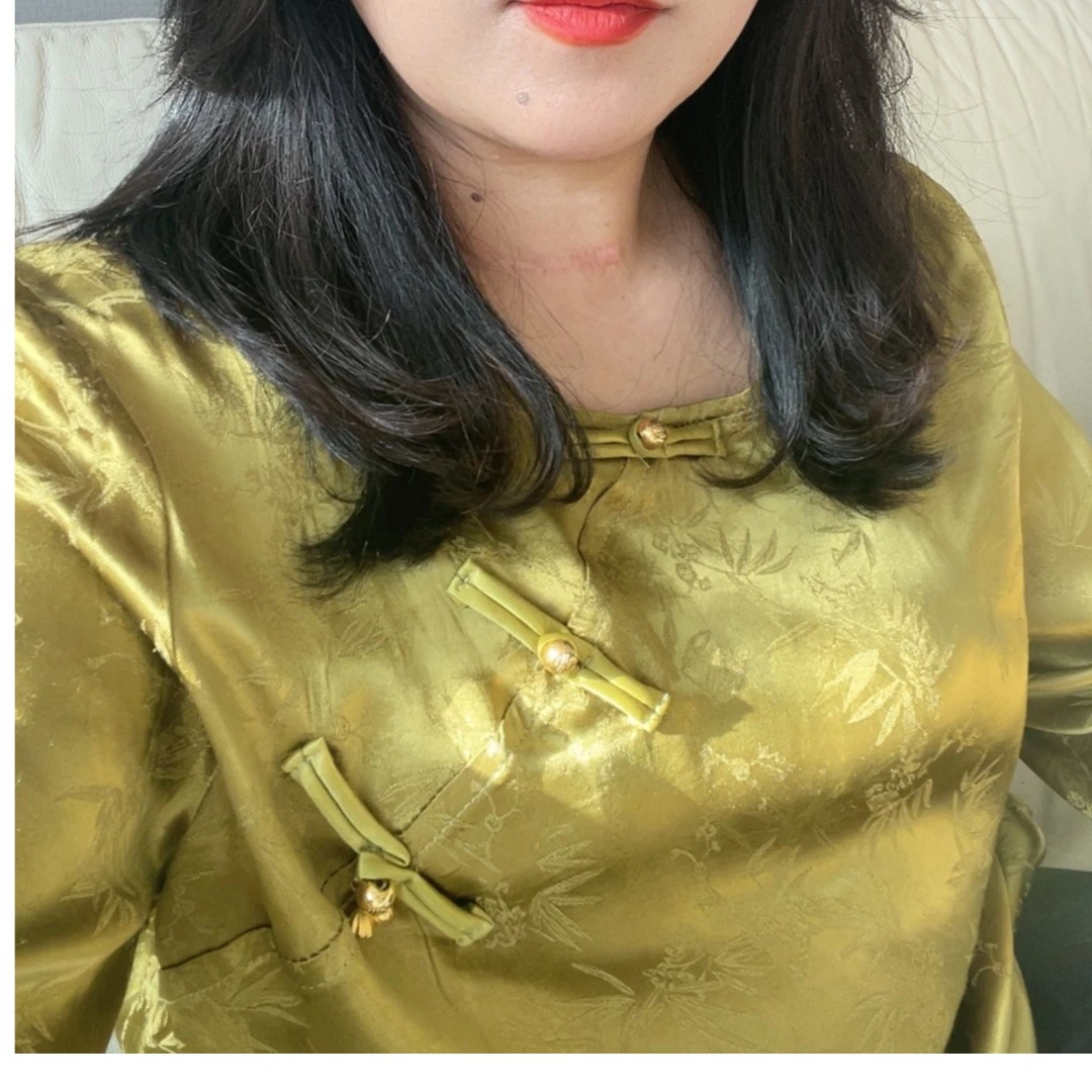 （节节高升）四色国风盘扣小衫