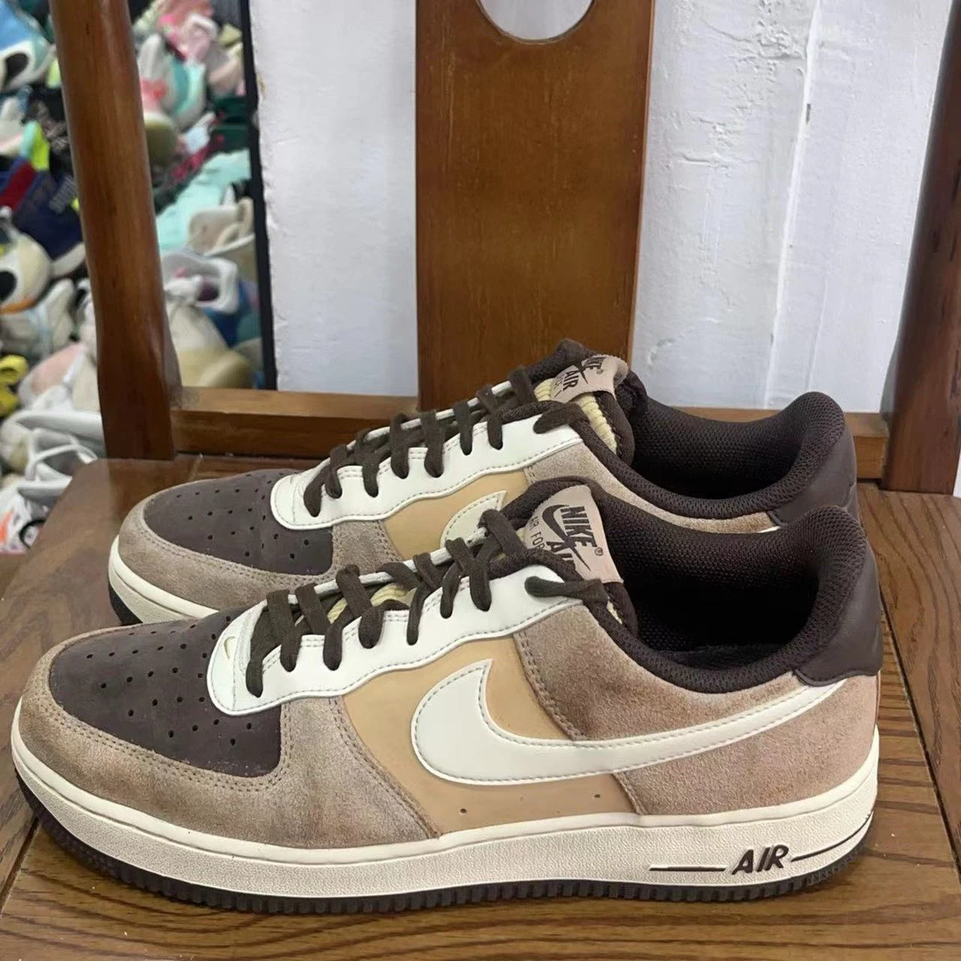 空军一号 白棕配色 42.5码 无原盒