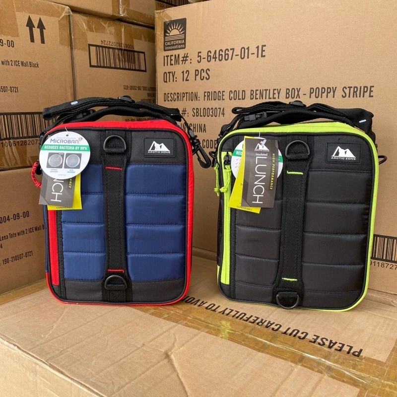 出口货便携饭盒保温5L手提可拓展午餐包冷藏袋冰包可斜跨