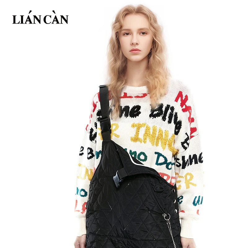 莲灿2024冬季新波西米亚风复古提花减龄设计师毛衣71AW334013