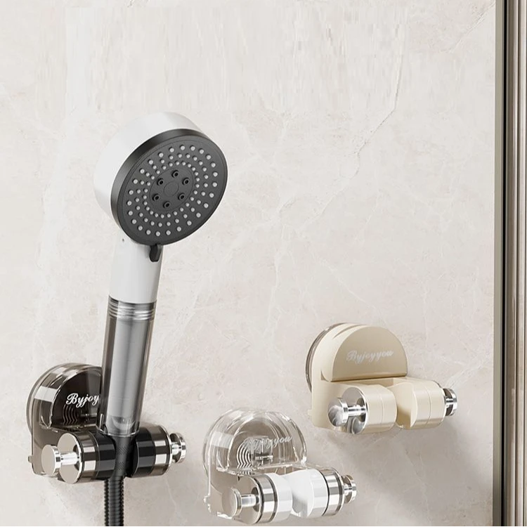 陶市吸盘花洒支架家用吸盘式花洒架固定神器免打孔儿童可移动调节