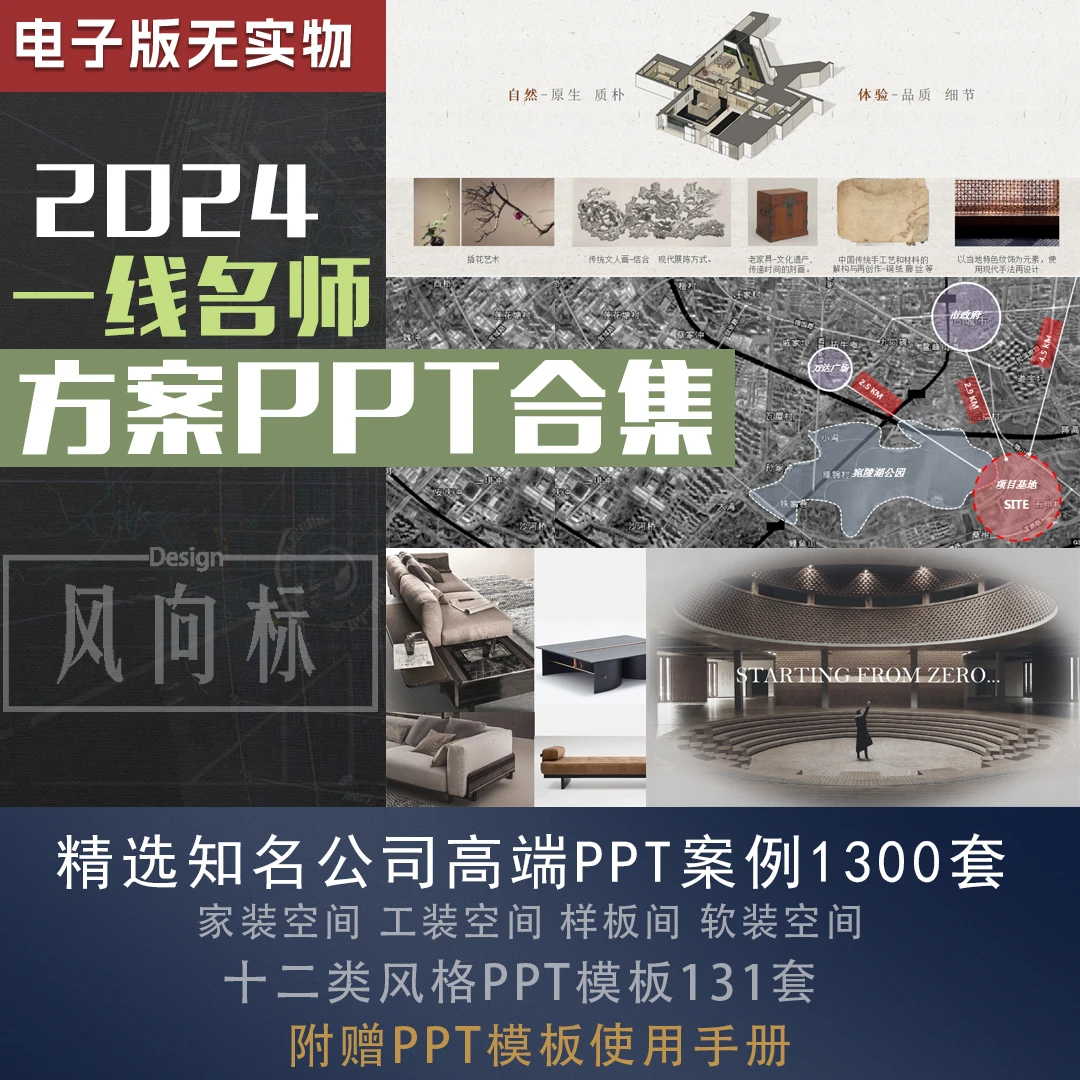 【F27】2024精选知名公司案例PPT1300套+131套12风格PPT