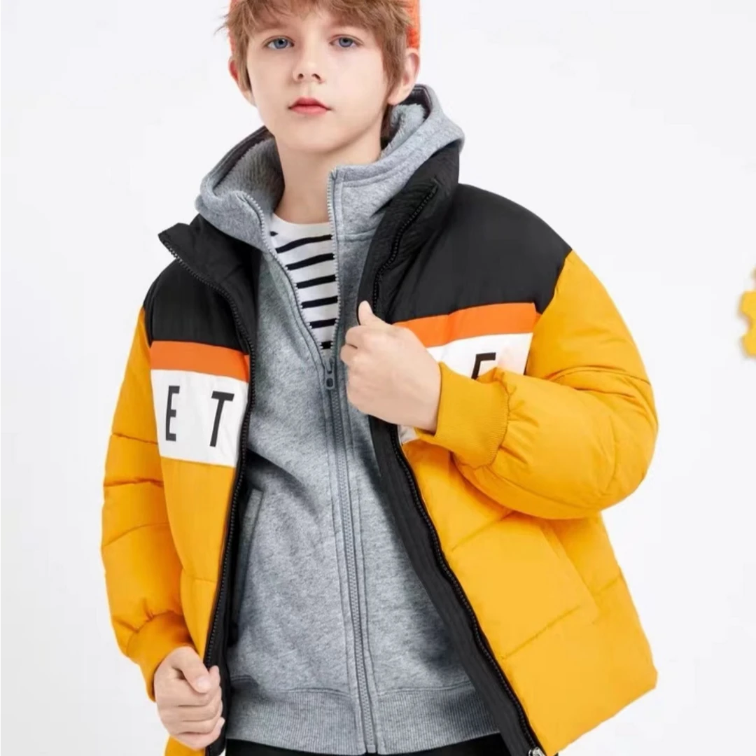 儿童棉服棉袄秋冬时尚保暖潮流童男冬季