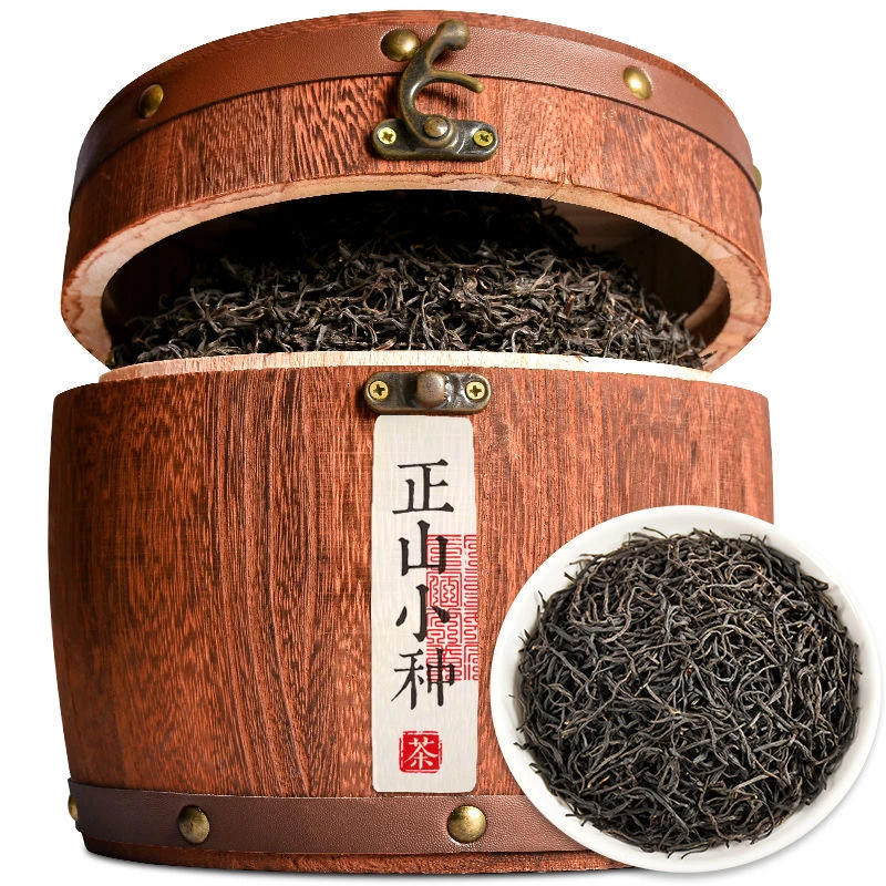 敏月鸿小种红茶2023新茶散茶蜜香小种红茶浓香型茶叶木桶装500g