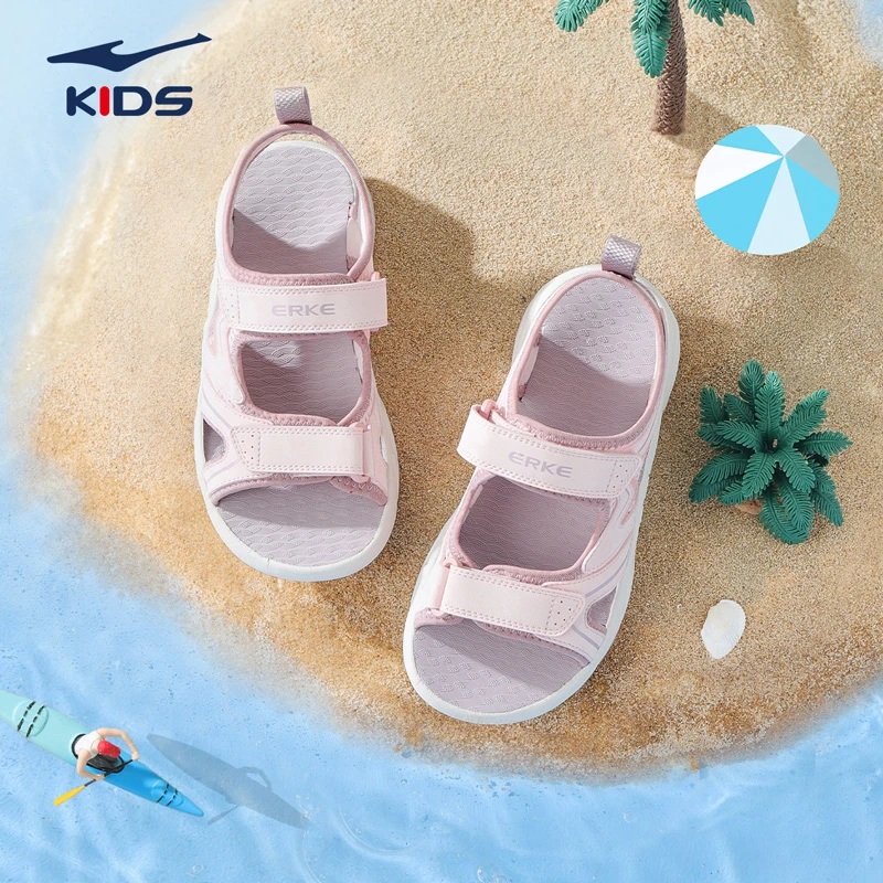 鸿星尔克儿童凉鞋运动小童大童休闲夏季软底透气舒适时尚宝宝0068