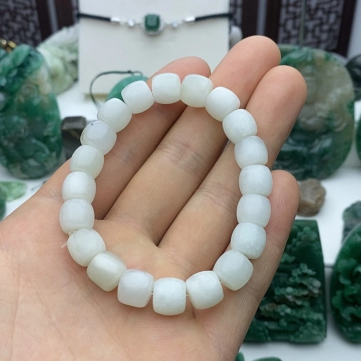 独山玉手链未镶嵌