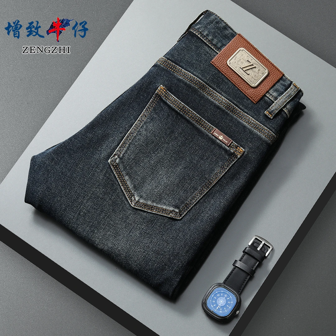 增致牛仔/ZENGZHI春季新款欧货百搭时尚舒适男牛仔裤Z582