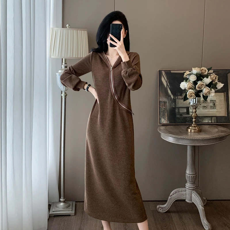 休闲时髦连衣裙女款秋季新款时尚气质洋气设计感网红潮流减龄裙子