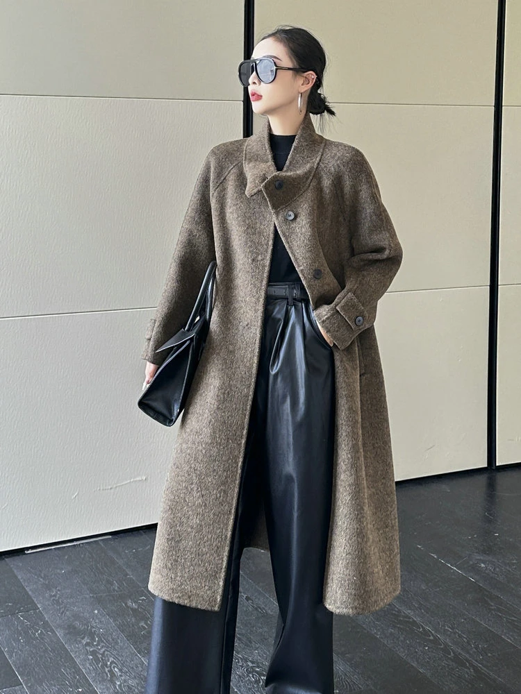 新【31-40】“价格已开”双面羊毛大衣气质外套时尚冬女士
