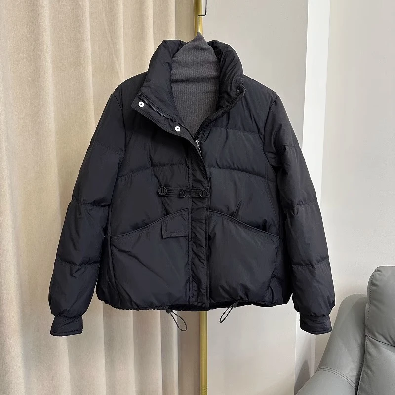 KIN DON/金盾高端羽绒服女冬季三扣文艺加厚时尚外套8808YF060