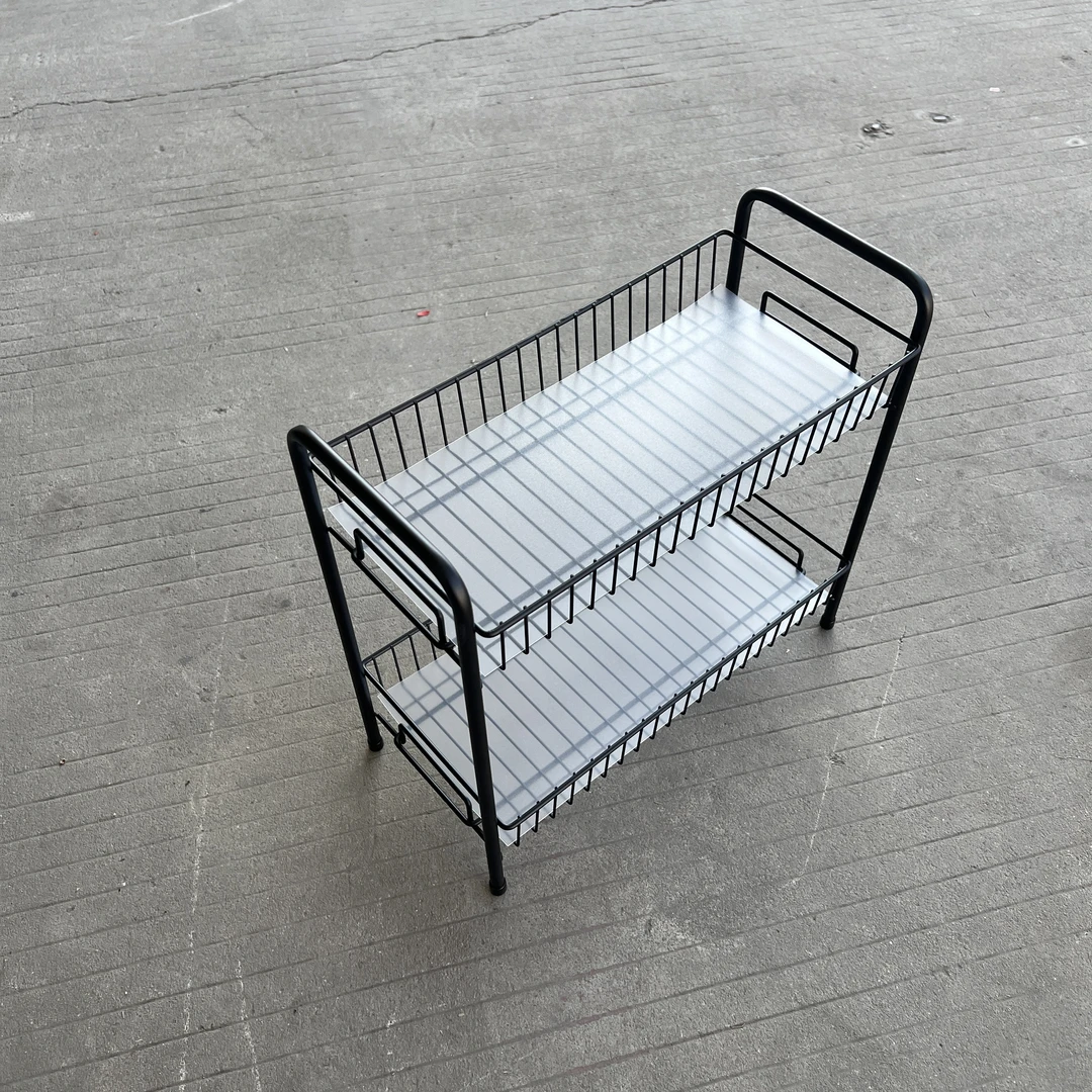 裕子牛厨房双层调料置物架大容量储物家用多功能可拆卸落地式卫生