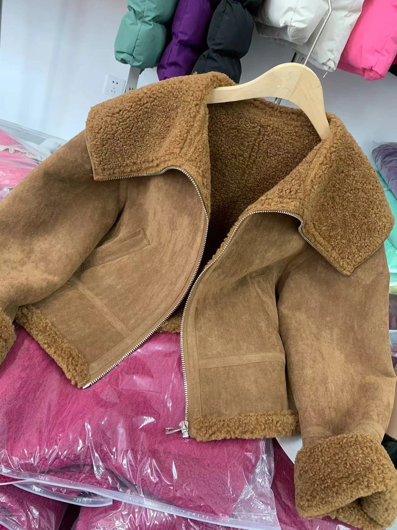 【单单】2024秋冬新款宽松韩版拉链外套