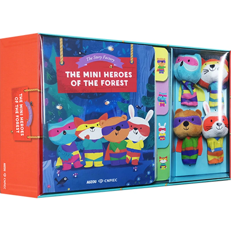 英文原版 我的指偶剧场The Story Factory The Mini Heroes礼盒装
