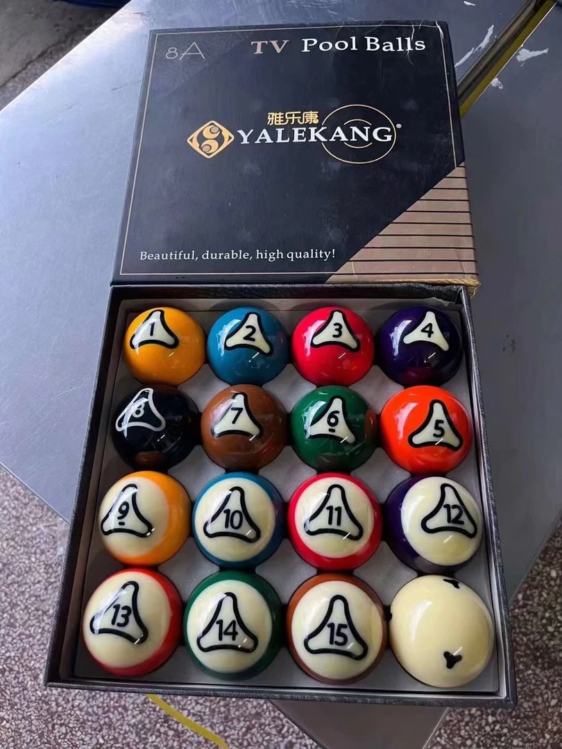 雅乐康台球子黑金刚TV台球子球台湾技术中国生产国货之光黑金刚球