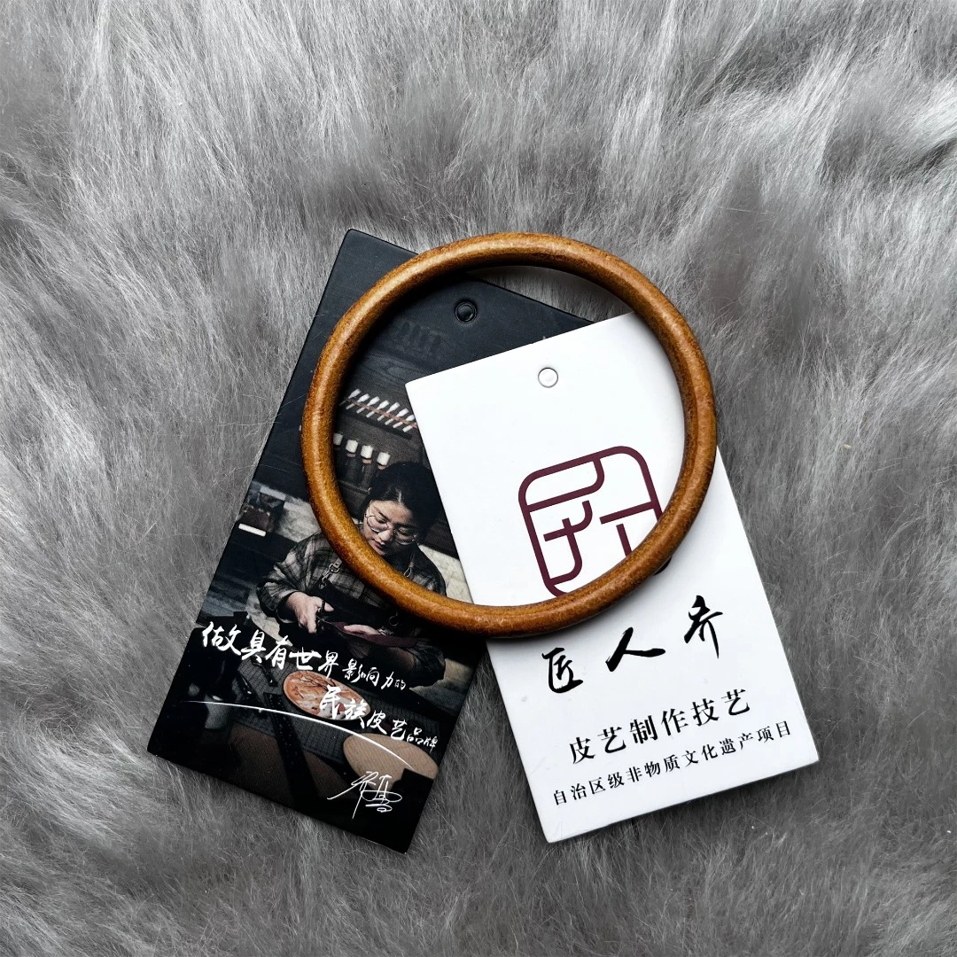非金属皮质手镯 【一生之环】牛皮复古百搭时尚手工精美简约