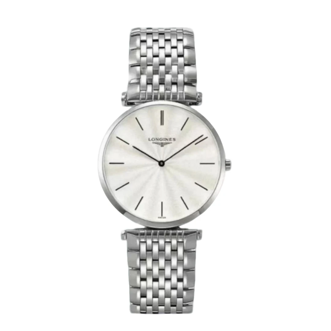 99新 Longines/浪琴 嘉岚/调丁刻/太阳纹/九月/石英/33盘/1.11