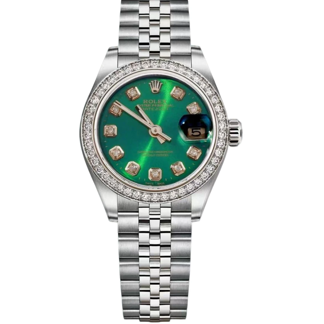 99新 Rolex/劳力士 日志/绿盘/机械款/九月/26盘/11.01