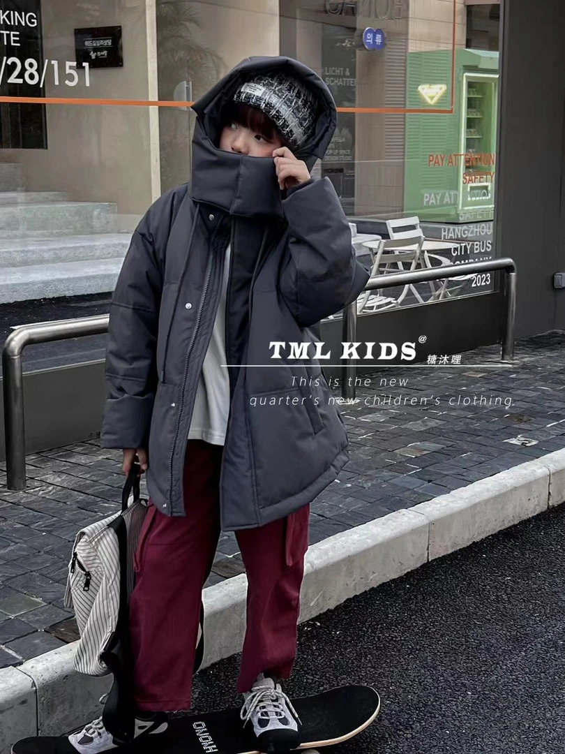 ViViOH   A06  羽绒服 2023年男女儿童中长款羽绒服外套  大童