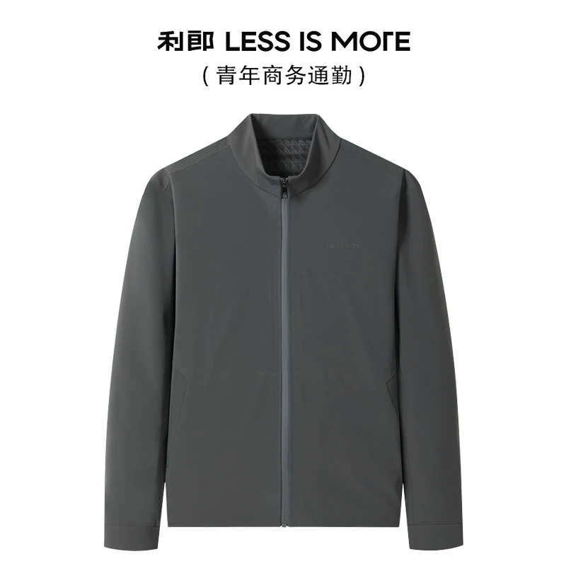 利郎男士商务休闲时尚简约百搭舒适防风保暖秋季茄克外套A4QJK003