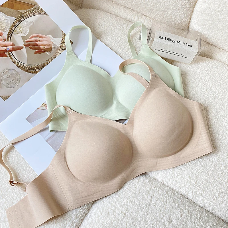 A[401-600]薄款果冻乳胶内衣背心舒适无钢圈夏季果冻等