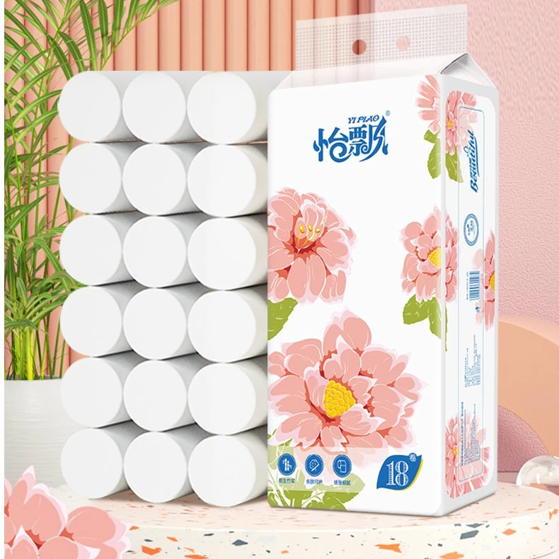 【实芯大卷】72卷/4提6层实芯卷纸家庭加厚干湿两用卫生纸细腻亲肤