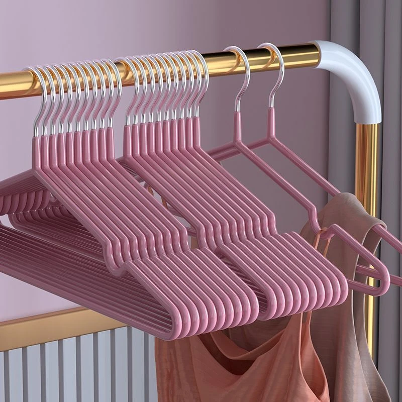 成人衣架加长衣架挂衣架无痕防滑晾晒晾衣服架子家用挂衣浸塑衣架