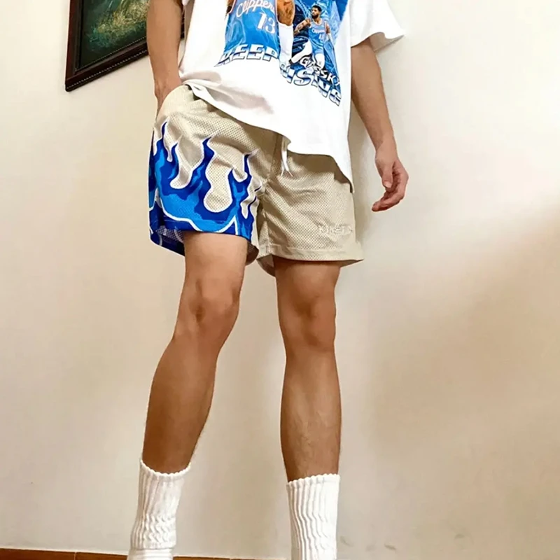 美式高街男子短裤透气速干篮球运动中裤跑步健身五分裤夏季短裤潮