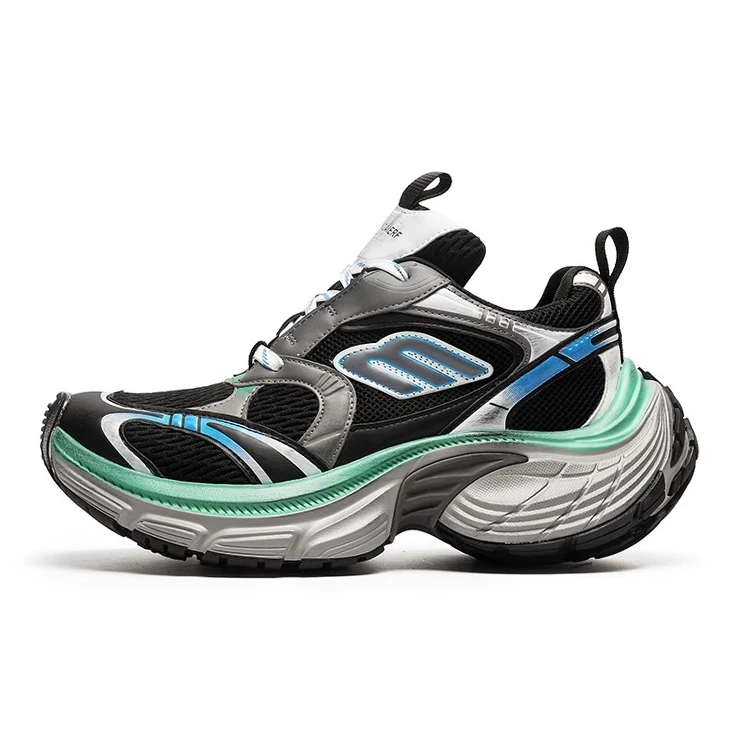 2025潮鞋春季新款10XL老爹鞋女百搭透气厚底增休闲运动情侣鞋男款