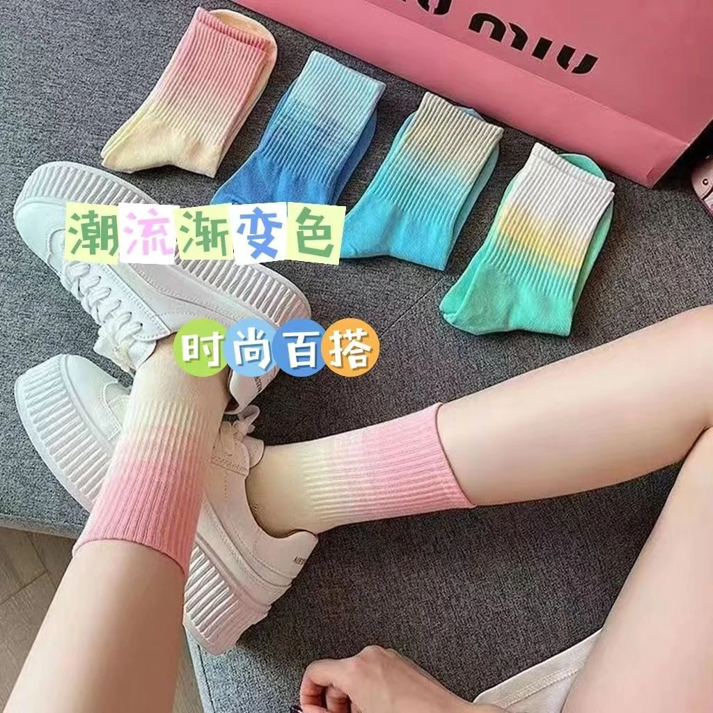 袜子清货播播间专拍男女生中筒短筒袜