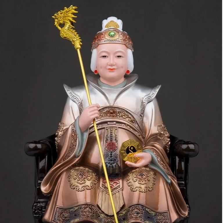 黎山老母无极老母骊山无声圣母树脂中式客厅工艺品摆件